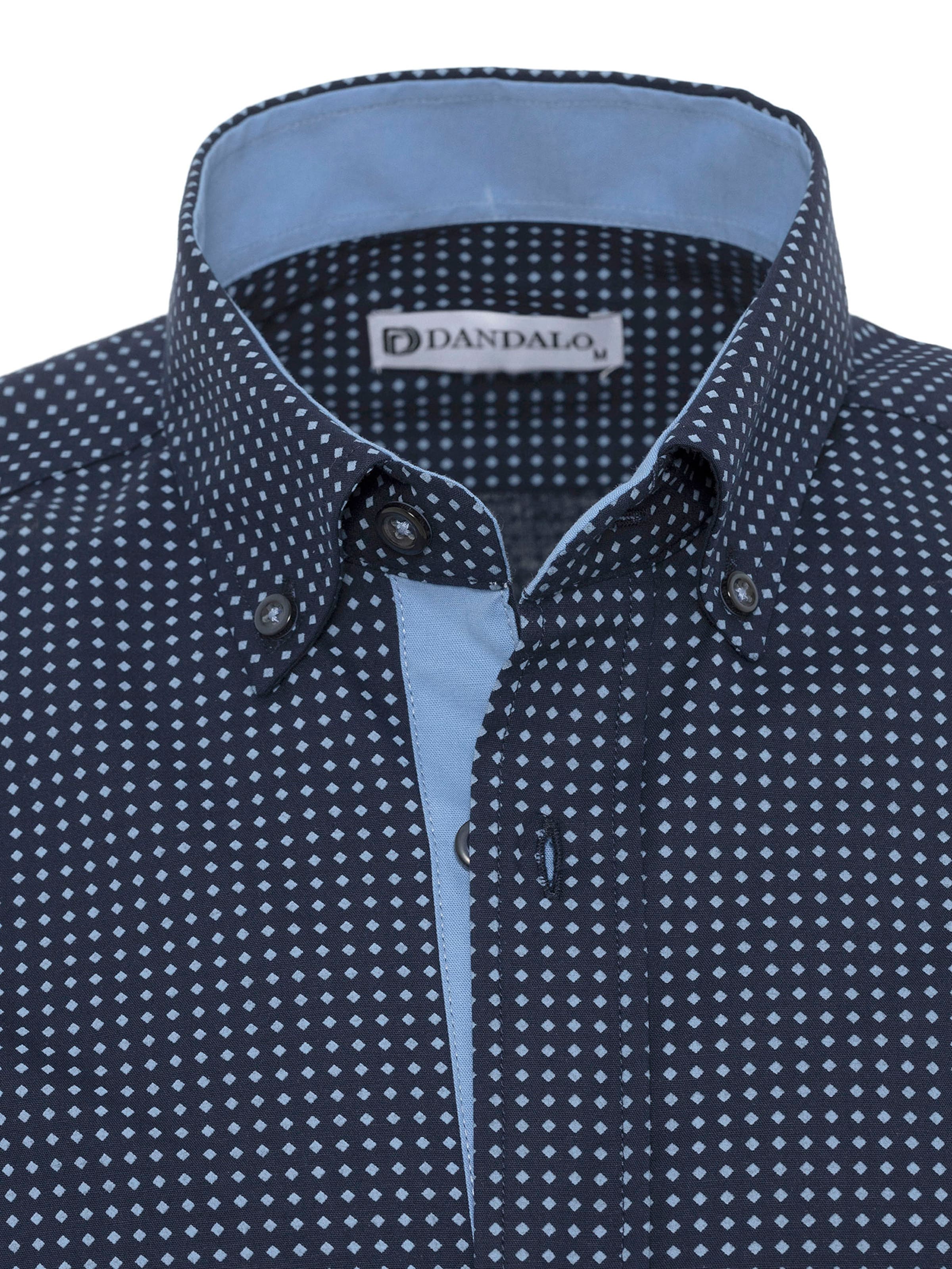 Dandalo Rovný strih Košeľa 'Cristophe' - Modrá