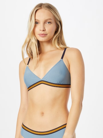 BeckSöndergaard Triangle Bra 'Groova Lana' in Blue: front