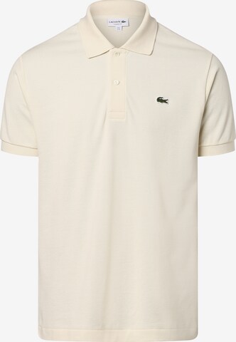 LACOSTE - Camiseta en beige: frente