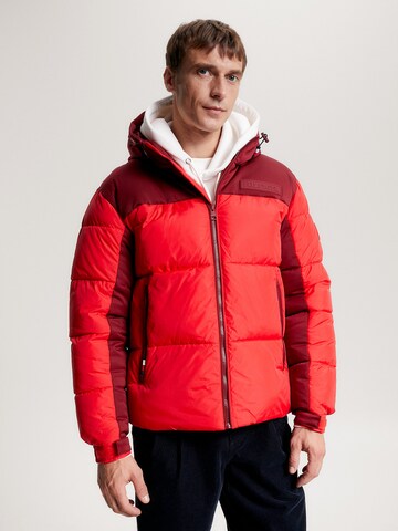 TOMMY HILFIGER Winter Jacket 'New York' in Red: front