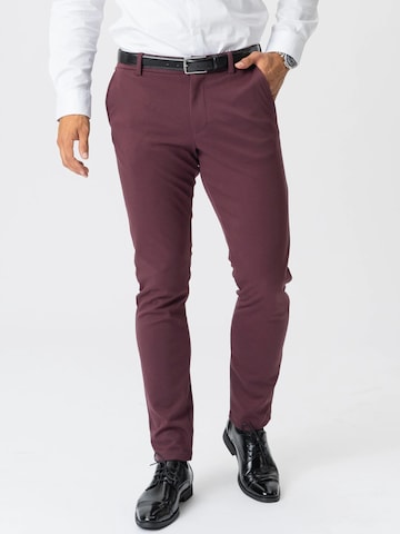 TEESHOPPEN Trousers ' The Original ' in Red: front