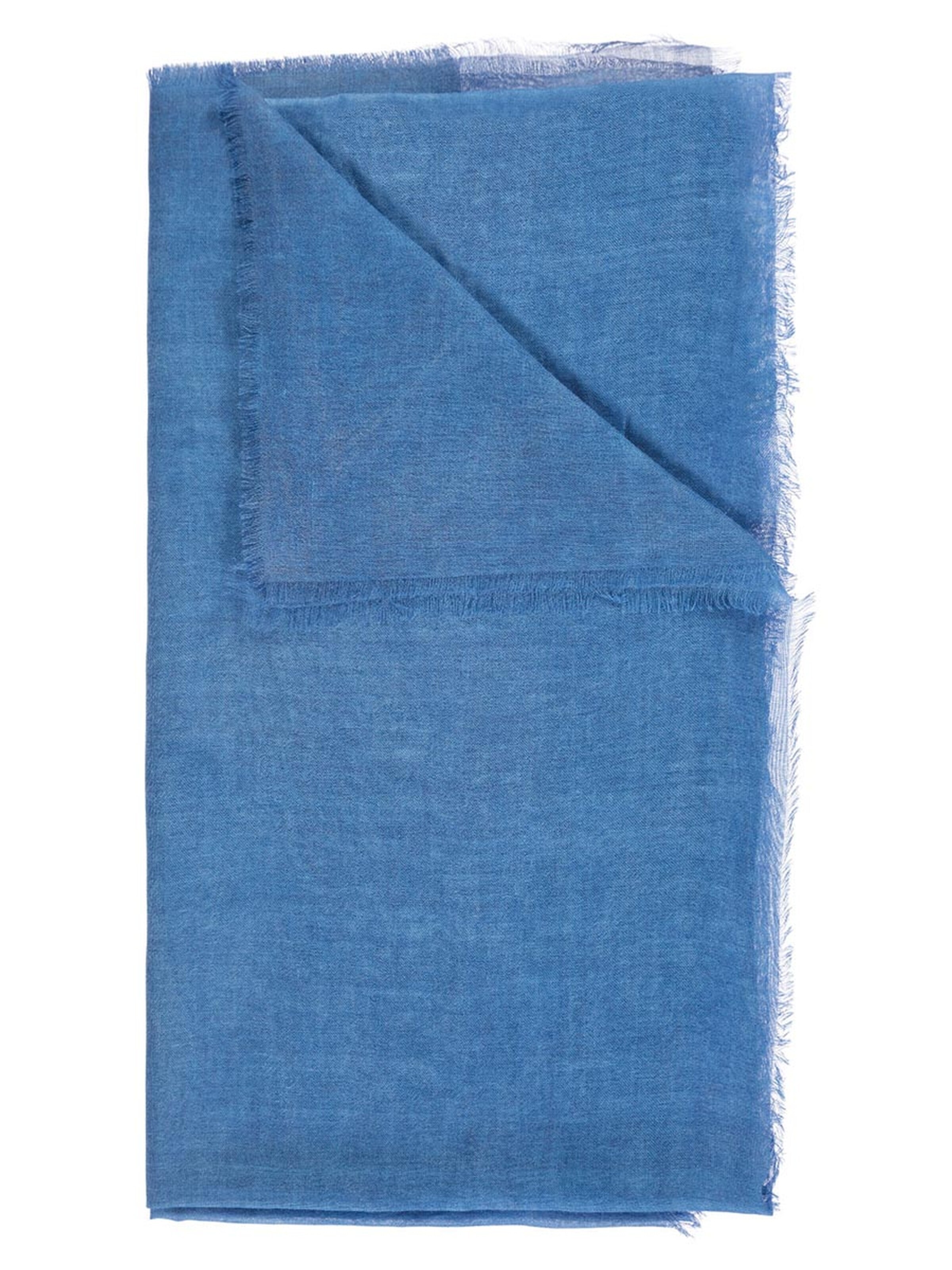 Passigatti Wrap 'Schal uni' in Blue