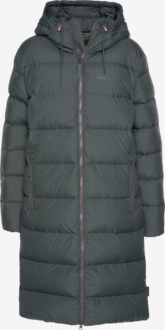 JACK WOLFSKIN Mantel 'Crystal Palace' in Grau: predná strana