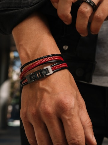 Lucleon Bracelet 'Roy' in Red