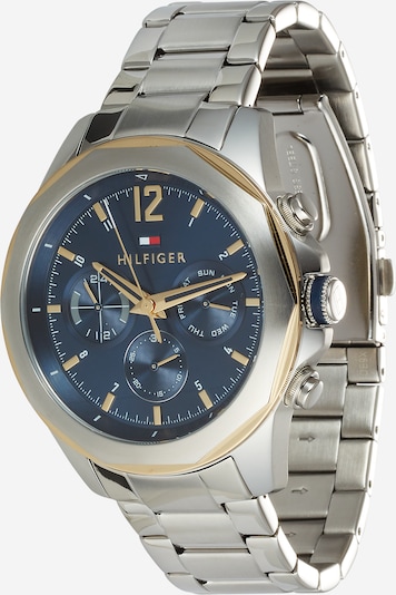 Analoginis (įprasto dizaino) laikrodis iš TOMMY HILFIGER, spalva – tamsiai mėlyna / Auksas / sidabrinė, Prekių apžvalga