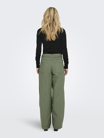 Wide Leg Pantalon 'JDYMaeve' JDY en vert