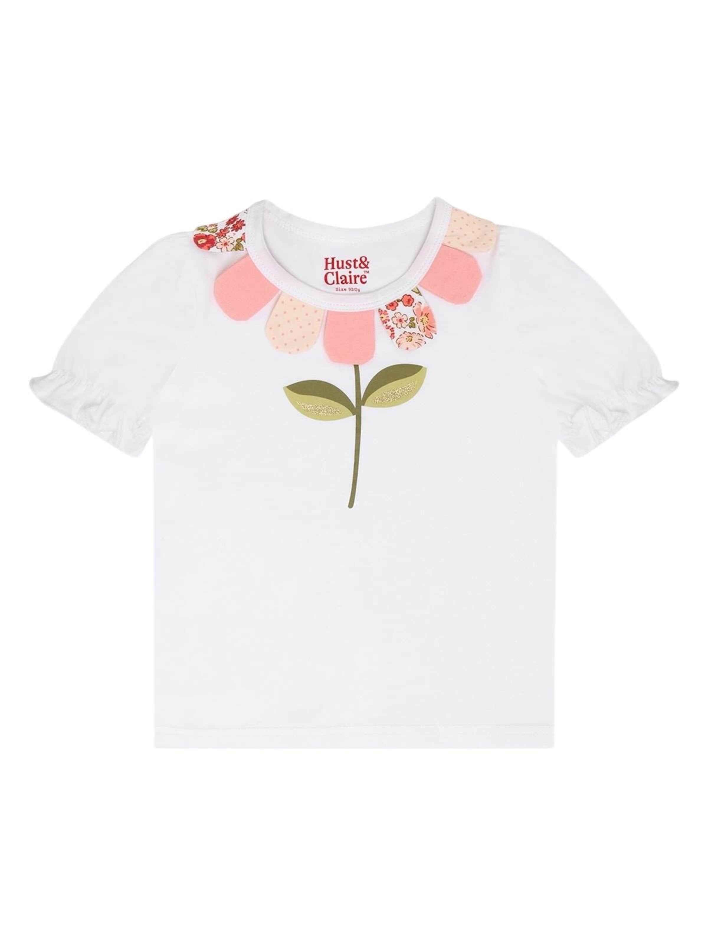Hust & Claire Shirt 'HCAlma Petals'‌‌‌‌‌‌‌ in Weiß: Vorderseite