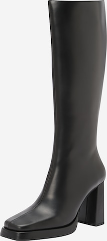 Jeffrey Campbell Stiefel 'MAXIMAL' in Schwarz: predná strana