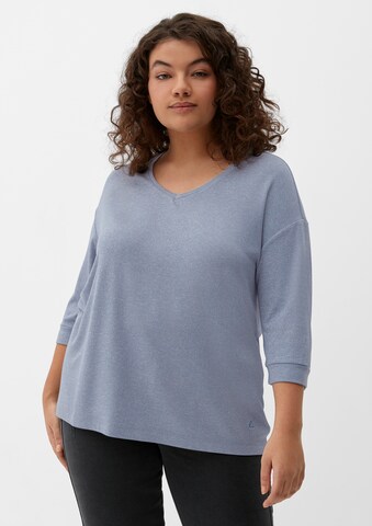 TRIANGLE Sweater in Blue: front