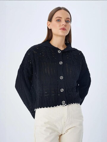 MixRay Knit cardigan in Black