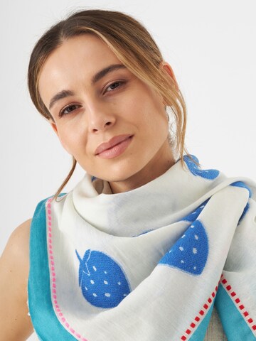 CODELLO Shawl in White: front