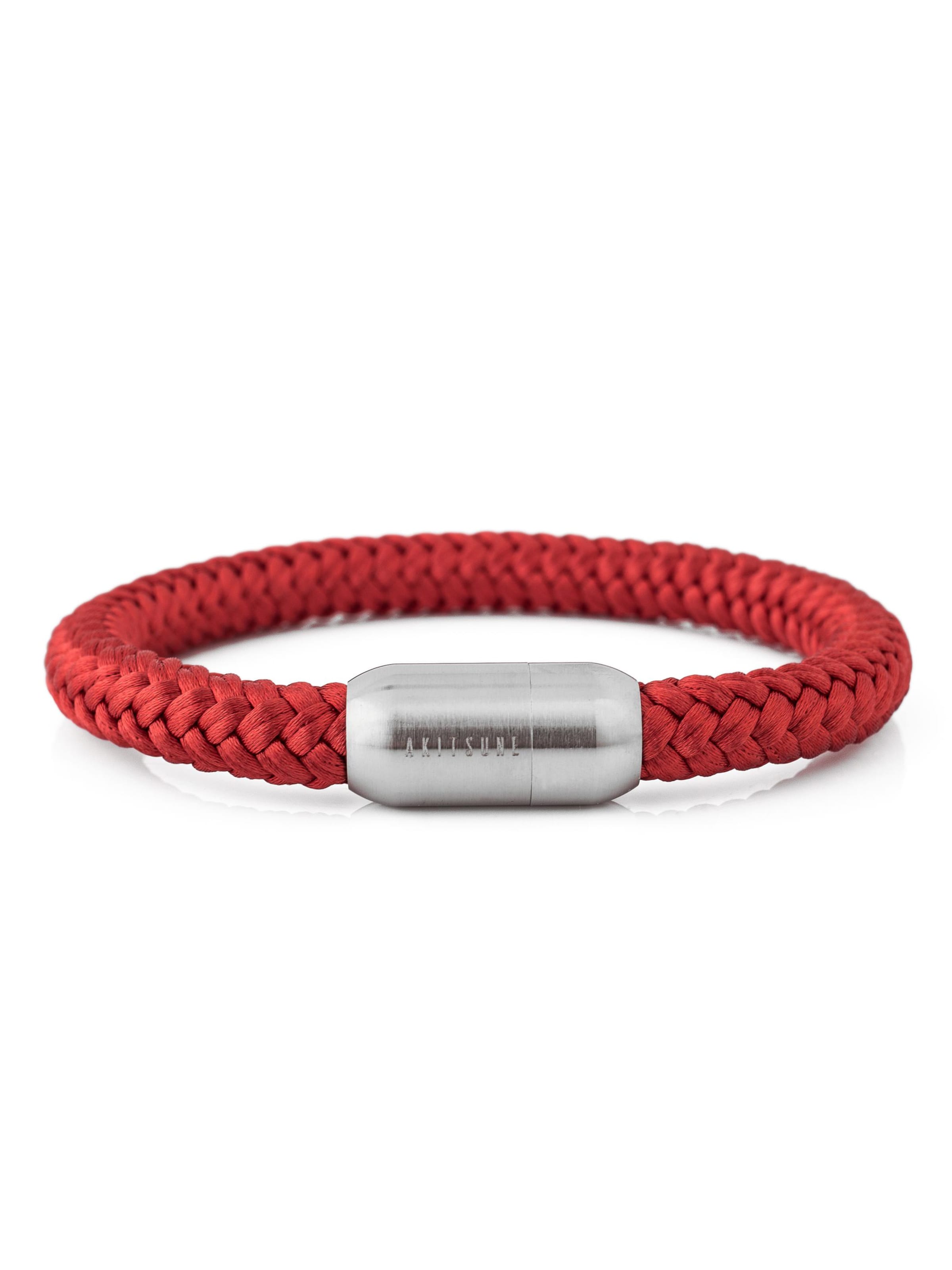 Akitsune Bracelet 'Portus' in Red: front