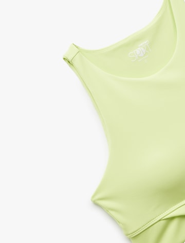 Koton T-Shirt Sport-BH in Gelb