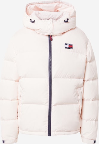 Tommy Jeans Winterjas 'ALASKA' in Roze: voorkant