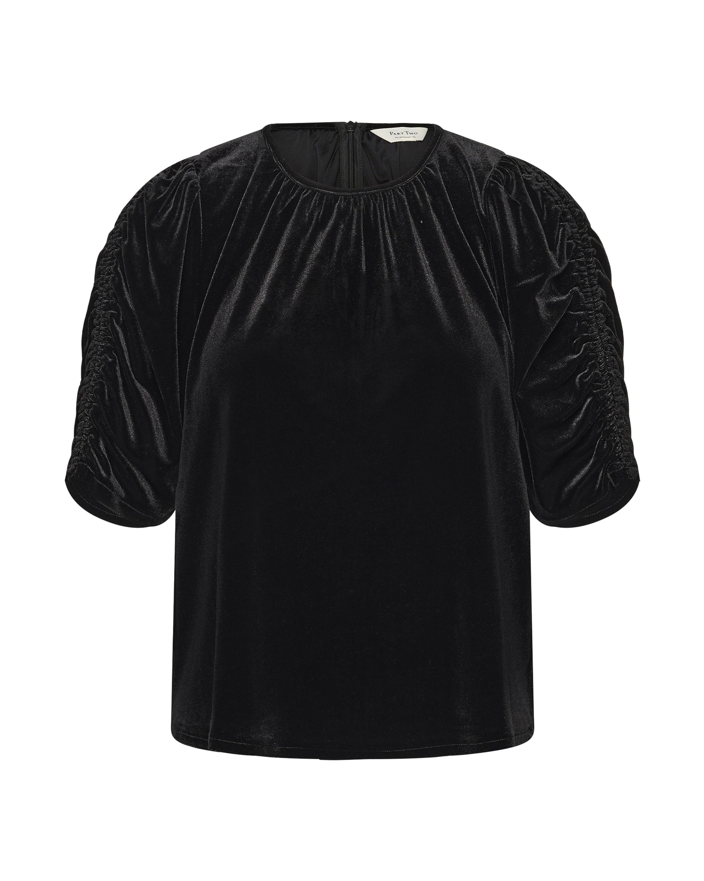 Part Two Blouse 'Valerie' in Zwart: voorkant