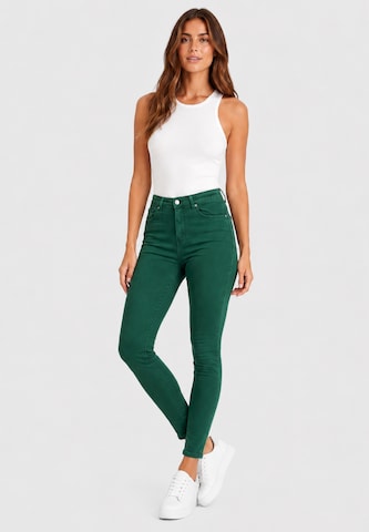 Slimfit Jeans di Elara in verde