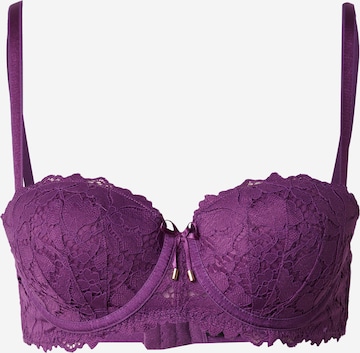 Balconnet Soutien-gorge LingaDore en violet : devant