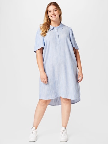 Vero Moda Curve Košeľové šaty 'ALIYA' - Modrá: predná strana