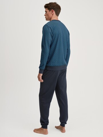 CALIDA Pyjama lang 'Relax Imprint'‌‌‌‌‌‌‌‌ in Blau