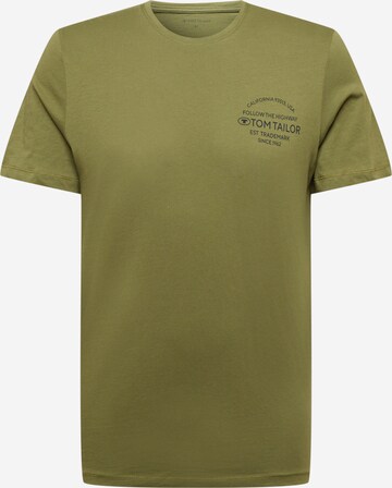 TOM TAILOR T-Shirt in Grün: predná strana