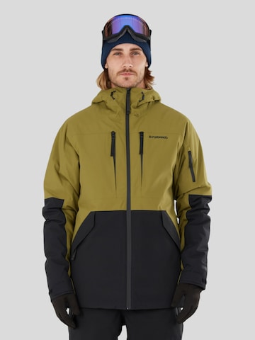 Fundango Outdoorjacke in Grün: Vorderseite