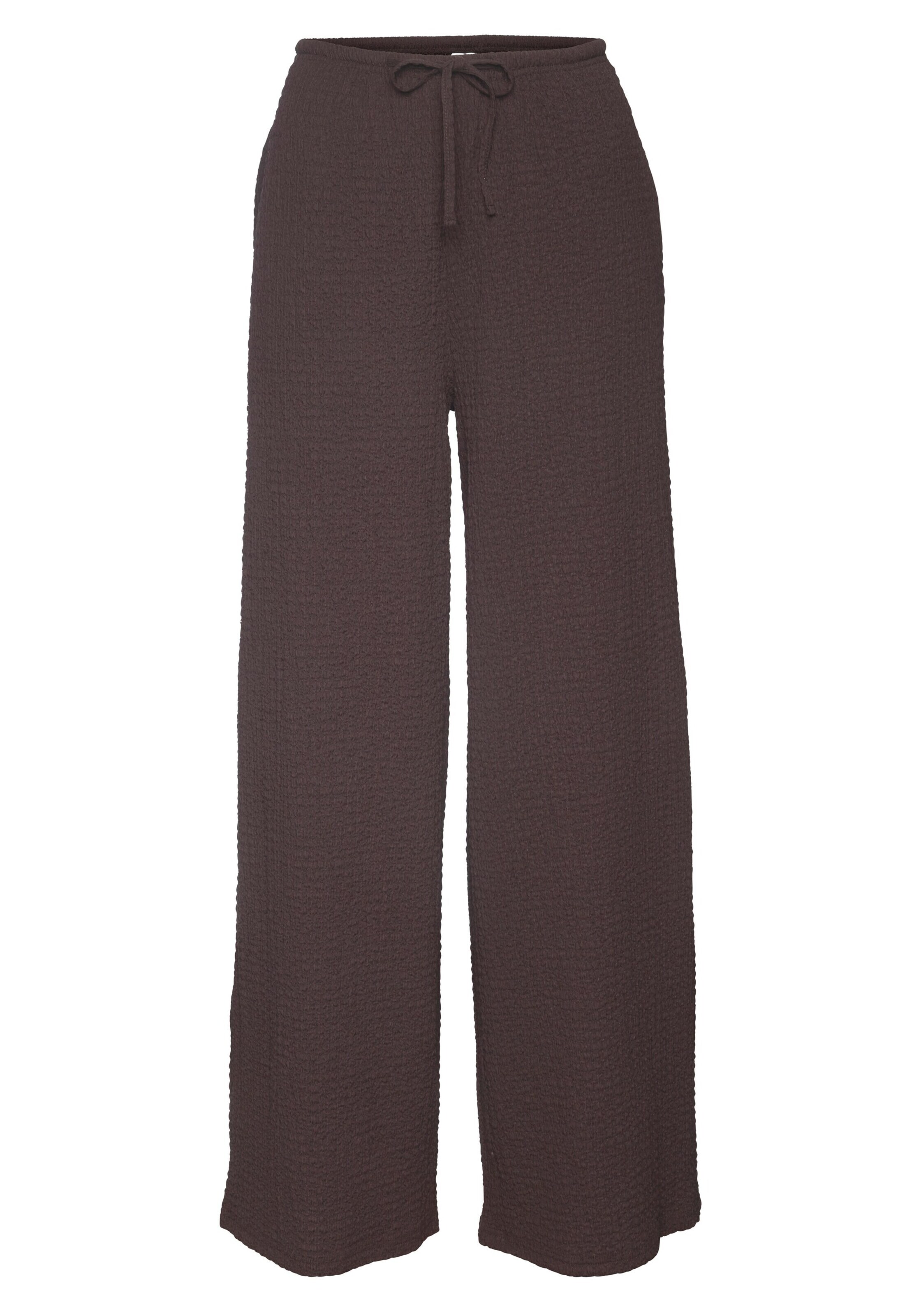 LASCANA Wide Leg Hose in Braun: Vorderseite