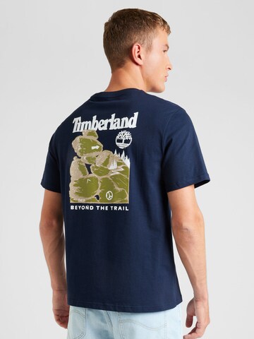 TIMBERLAND - Camisa em azul: frente