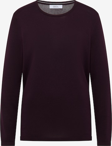 CECIL Sweater in Purple: front