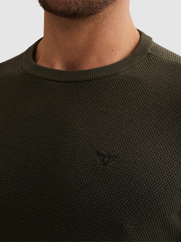 PME Legend - Jersey 'Pullover in cotton/modal' en verde