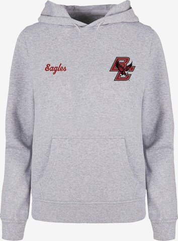 Merchcode Sweatshirt 'Boston College - BC Eagles' in Grijs: voorkant