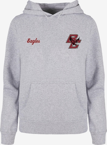 Sweat-shirt 'Boston College - BC Eagles' Merchcode en gris : devant