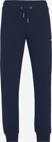 FILA Tapered Broek 'BRAIVES' in Blauw: voorkant