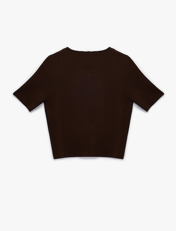 Koton Gebreid vest in Bruin