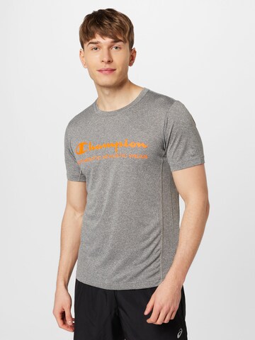 T-Shirt fonctionnel Champion Authentic Athletic Apparel en gris : devant