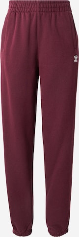 ADIDAS ORIGINALS Tapered Pants 'Essentials' in Red: front