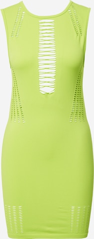 NEON & NYLON Jurk 'SADIE' in Groen: voorkant