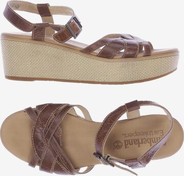 TIMBERLAND Sandals & High-Heeled Sandals in 40 in Brown: front