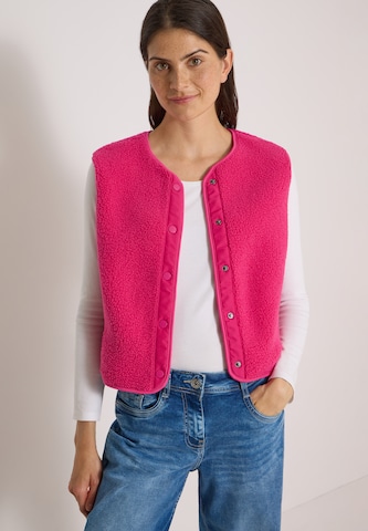 CECIL Vest in Pink: front