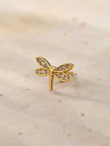 Hey Happiness - Pendientes 'Dragon Whisper' en oro