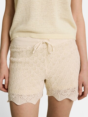 Regular Pantalon TOM TAILOR DENIM en blanc