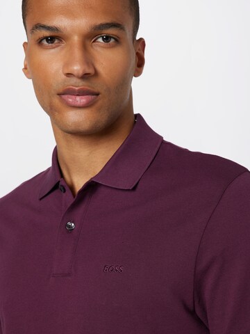 BOSS Poloshirt 'Pallas' in Lila