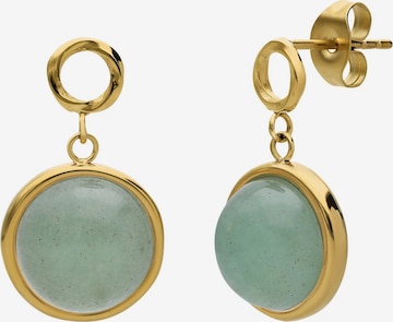 Lucardi Earrings in Gold: front