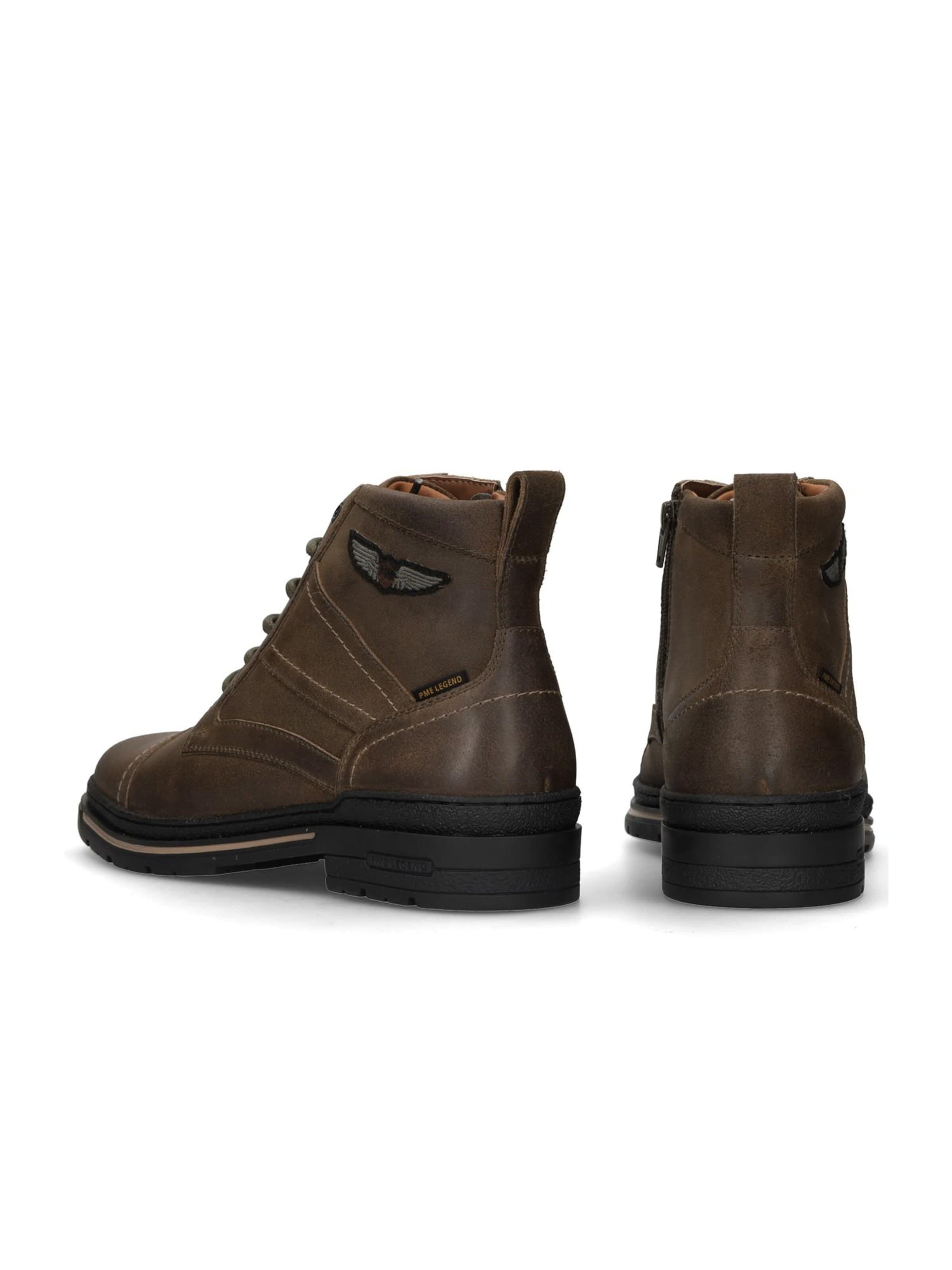 PME Legend Boots 'Tarmac boot in waxy suede' in Groen