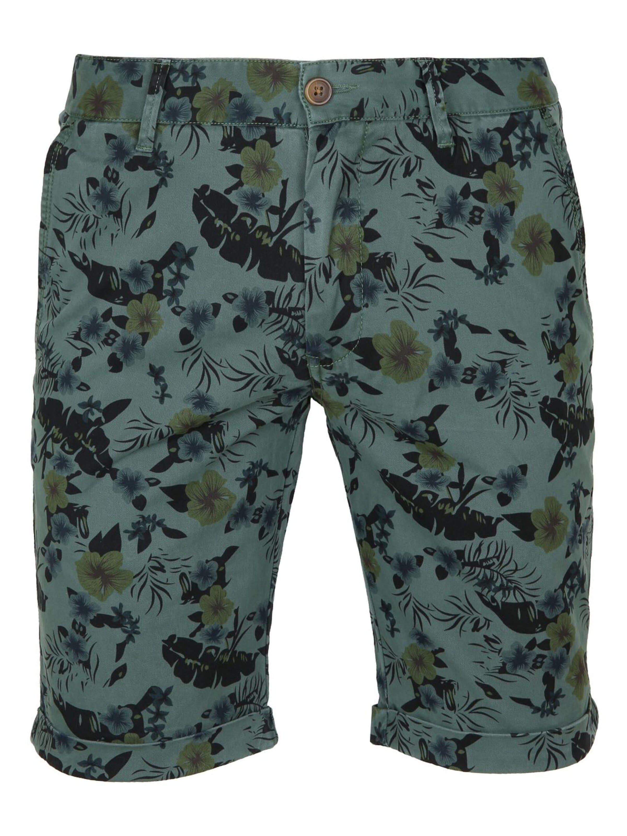 Coupe slim Pantalon 'Gabr' Suitable en vert : devant