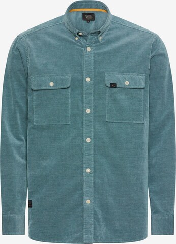 CAMEL ACTIVE Button Up Shirt in Blue: front