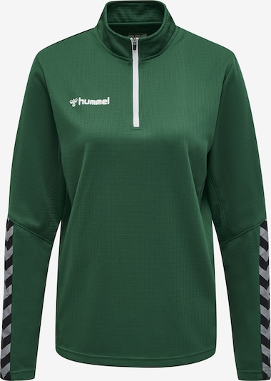 Hummel Sportief sweatshirt in de kleur Grijs / Donkergroen / Zwart / Wit, Productweergave