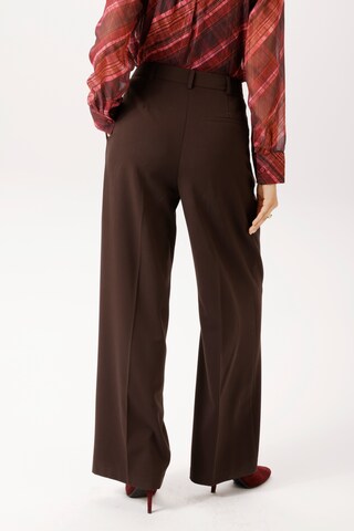 Aniston CASUAL Wide Leg Hose in Braun