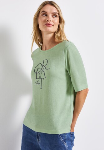 STREET ONE Shirt in Green: front