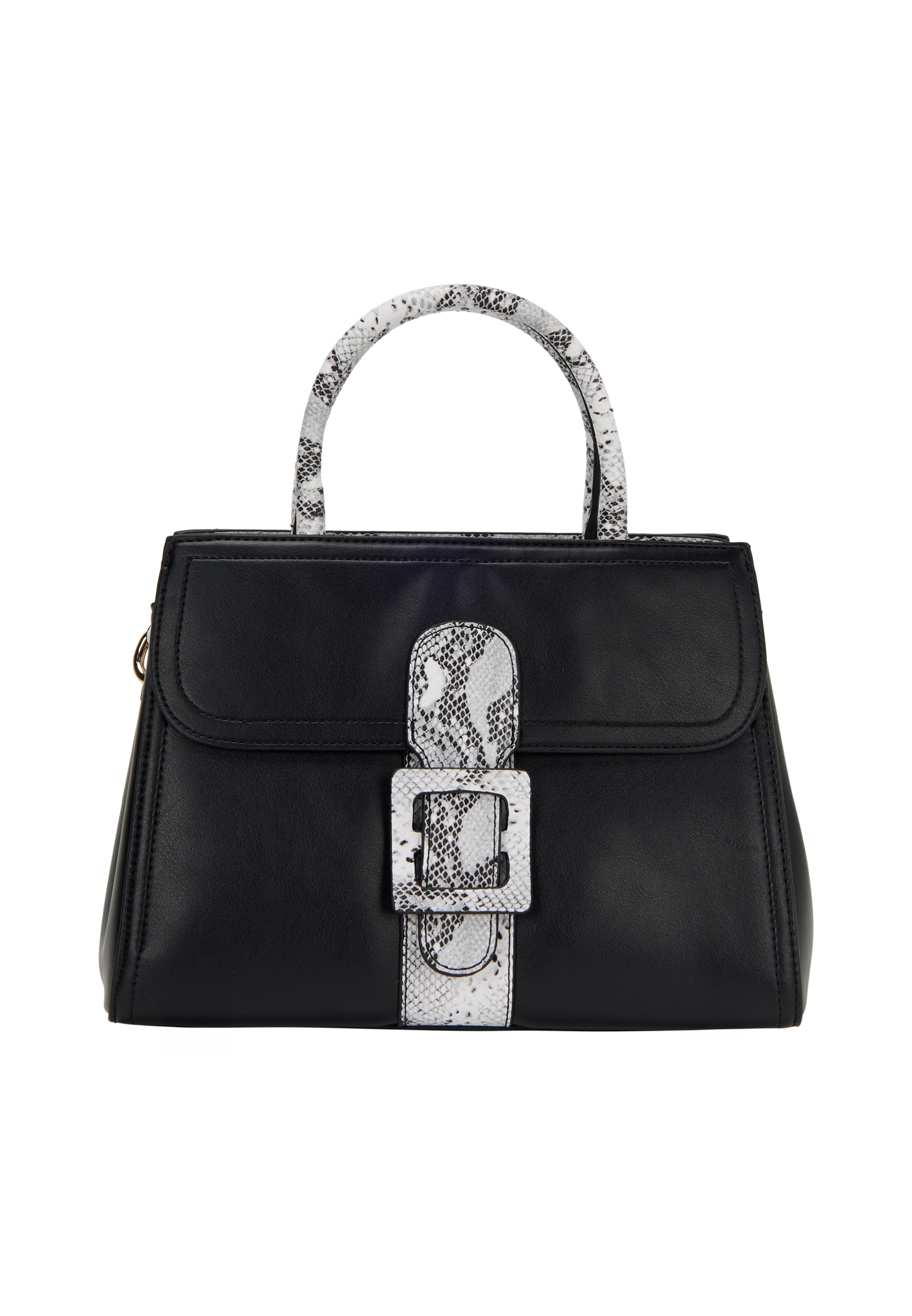 Poșete de la faina pe negru: față