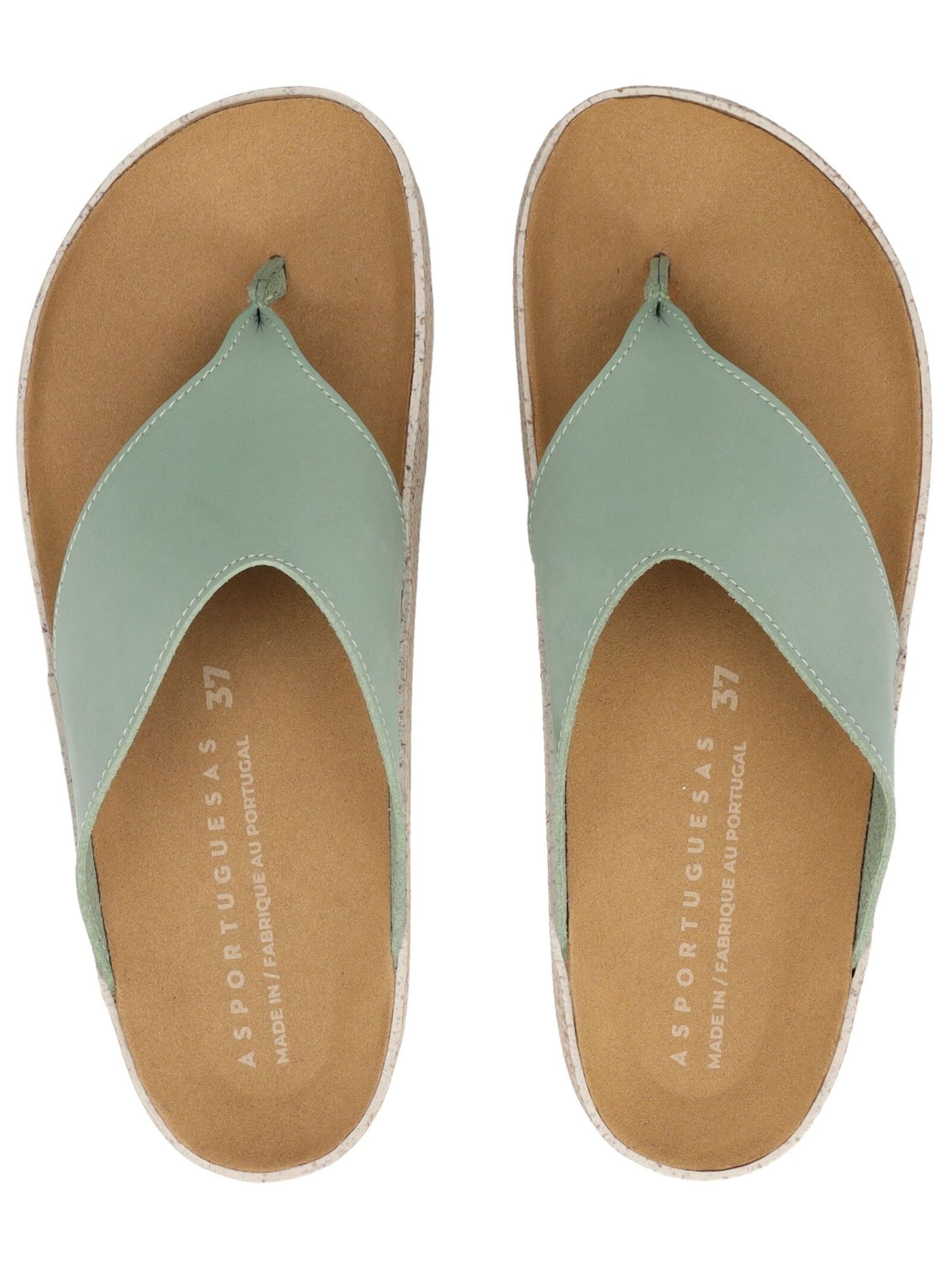 Asportuguesas Zehentrenner in Grün